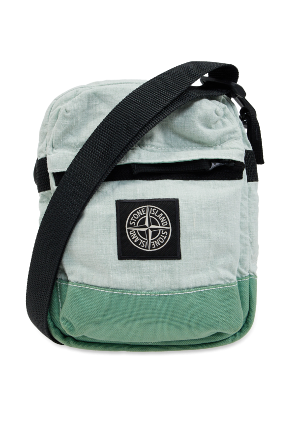 Green Shoulder bag with logo Stone Island Green Shoulder bag with logo Stone Island